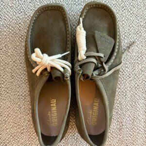 Clark's Original Wallabees Men's Shoes, Olive NBW